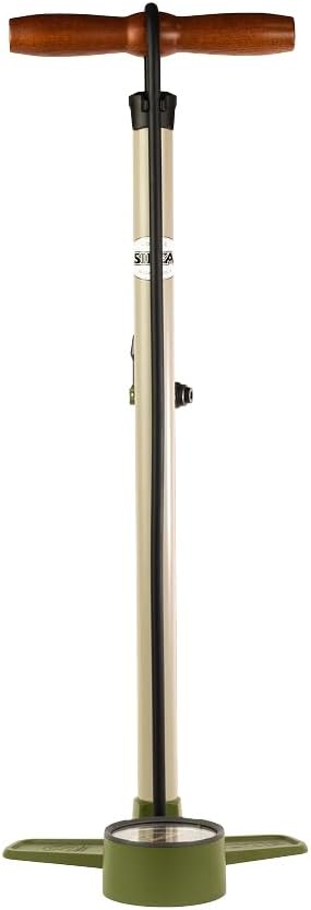 SILCA Terra Bike Floor Pump with Gauge – High Pressure Bicycle Pump