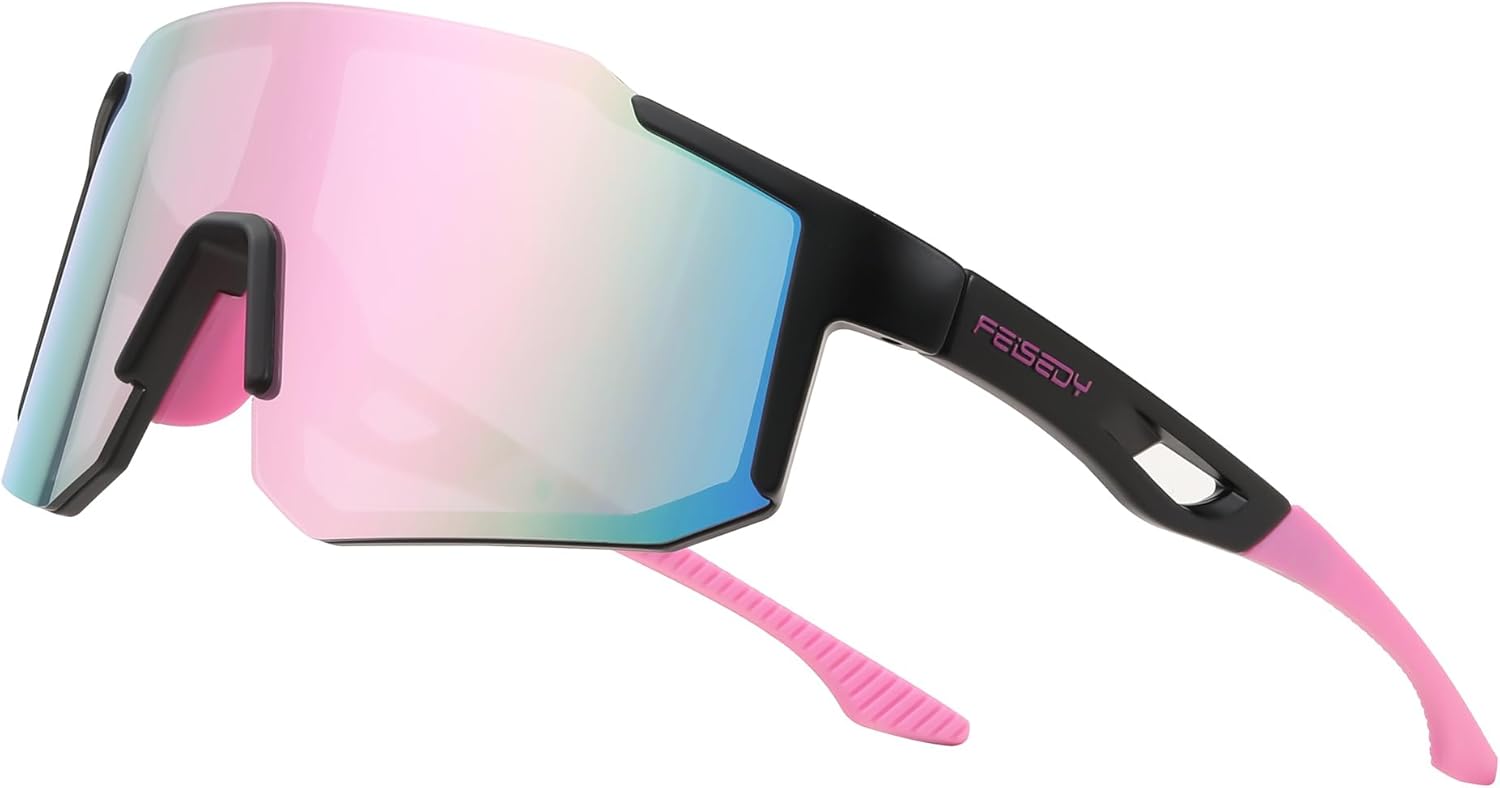FEISEDY Sports Sunglasses for Men, Women and Teens - Baseball, Biking, Cycling - Image 7