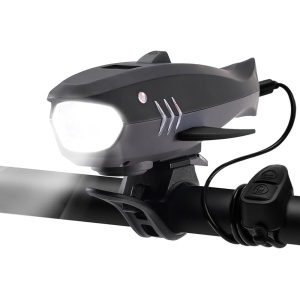 Bike Horn with Light, 120dB Electric Bicycle Bell & 400LM Rechargeable