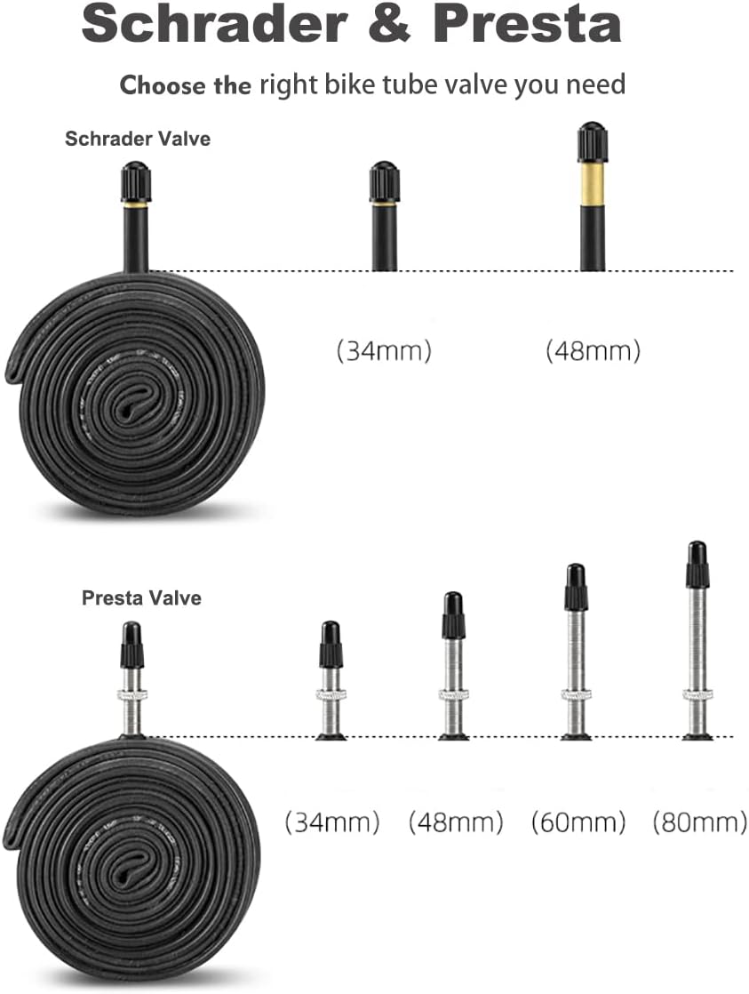 2-Pack Bike Inner Tube 20x1.9/2.125 with Tire Levers and Rim Strips 20 Inch - Image 5