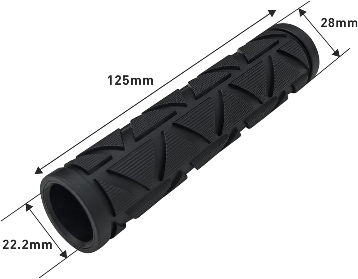 Bike Handlebar Grips, Bicycle Grips, Non-Slip Rubber Hand Grips for Mountain - Image 2
