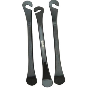 3Pcs Bike Tire Levers, High Strength Carbon Steel Bike Spoon Levers Bicycle