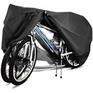Bike Covers for 2 or 3 Bikes, 2XL Size Outdoor Waterproof & Anti-UV Bicycle