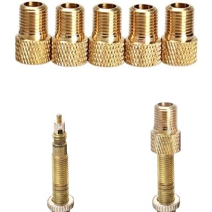 Presta to Schrader Valve Adapter for Bike, Inflate Presta Valve Tire