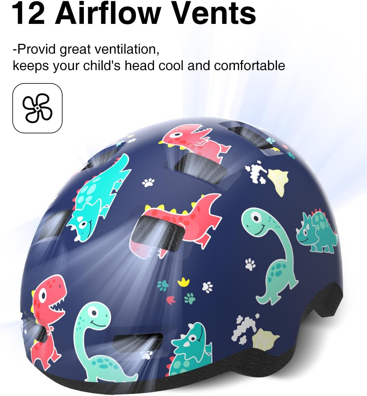 Toddler Bike Helmet for Toddlers Age 1-3/2-4/3-5-6Years Old, Baby Infant Bike - Image 5