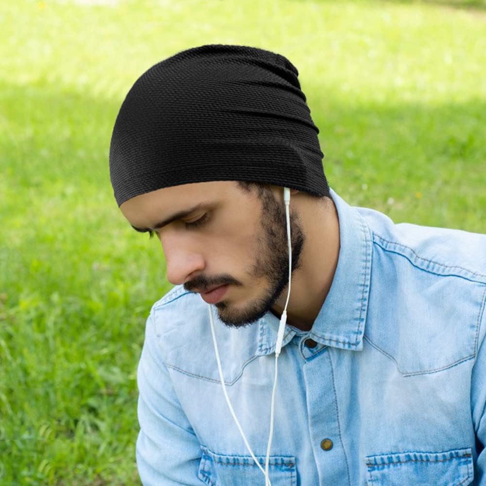 WTACTFUL 1/2-Pack Cooling Skull Caps for Men & Women - Breathable 3D Mesh - Image 3