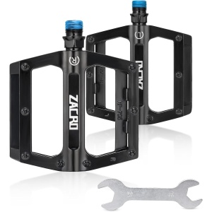 Zacro Bike Pedals of 9/16 Inch, Mountain Bike Pedals with 2 High-Speed DU Sealed