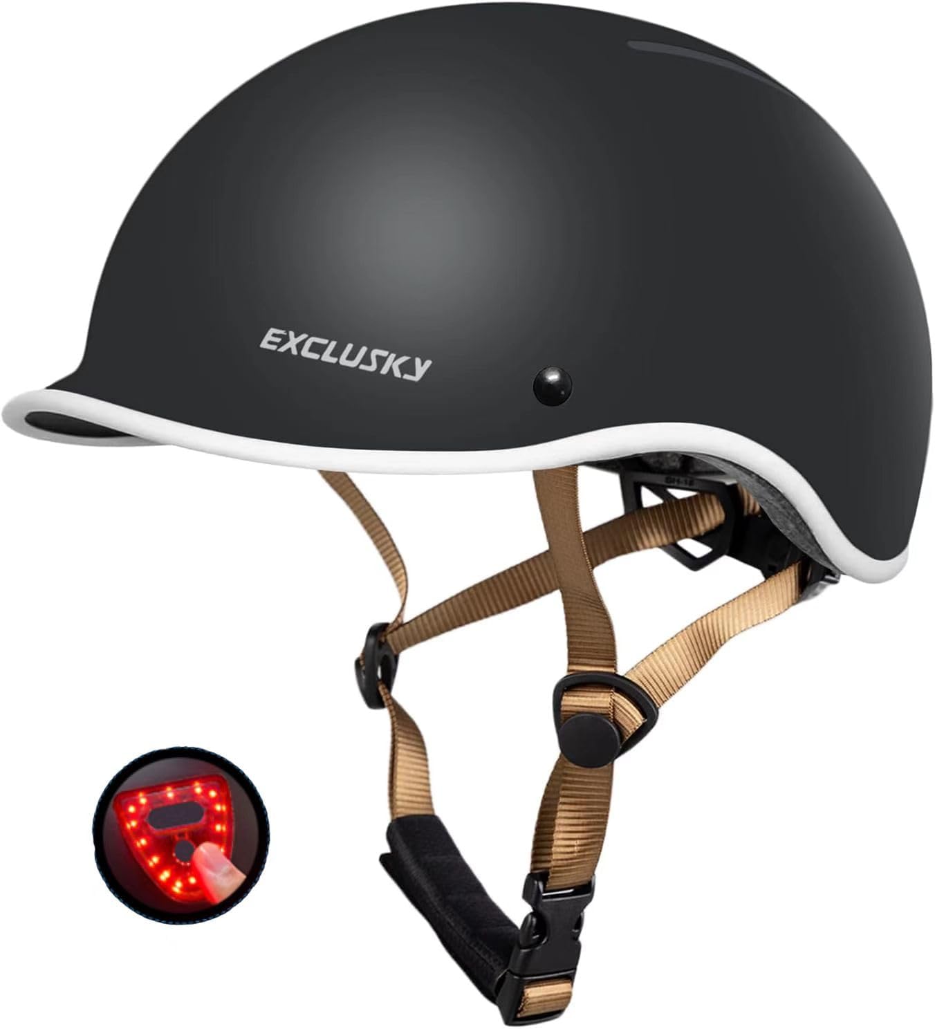 Exclusky Bike Helmet for Adults,Adjustable Cycling Helmet for Men & Women Safety