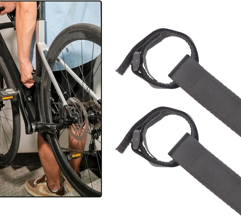1 Pack Bicycle Carrying Strap, Mountain Bike Frame Handle Carrying Lifter Bike - Image 2
