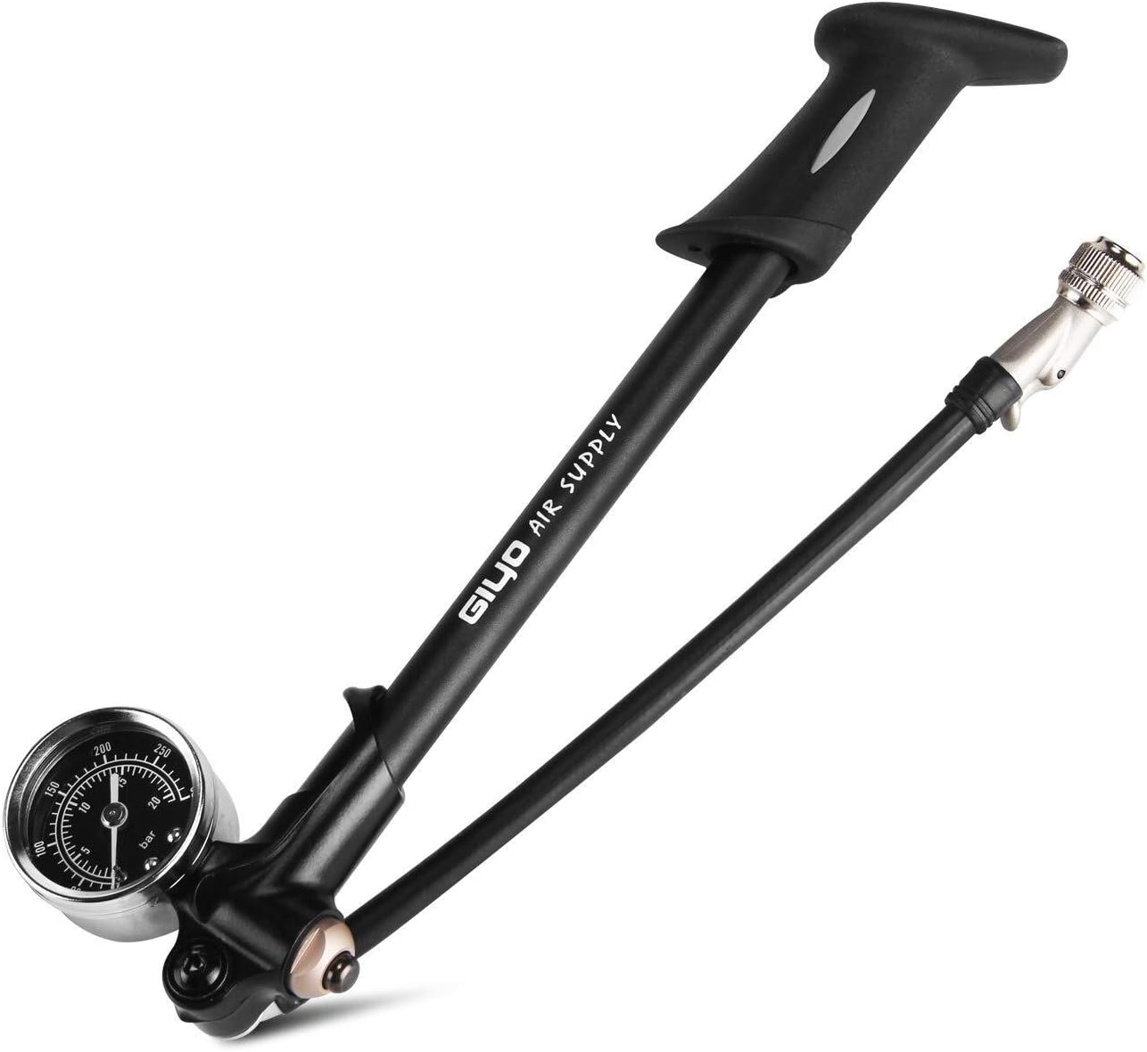 High Pressure Shock Pump (300 PSI Max) Fork & Rear Suspension Lever Lock on