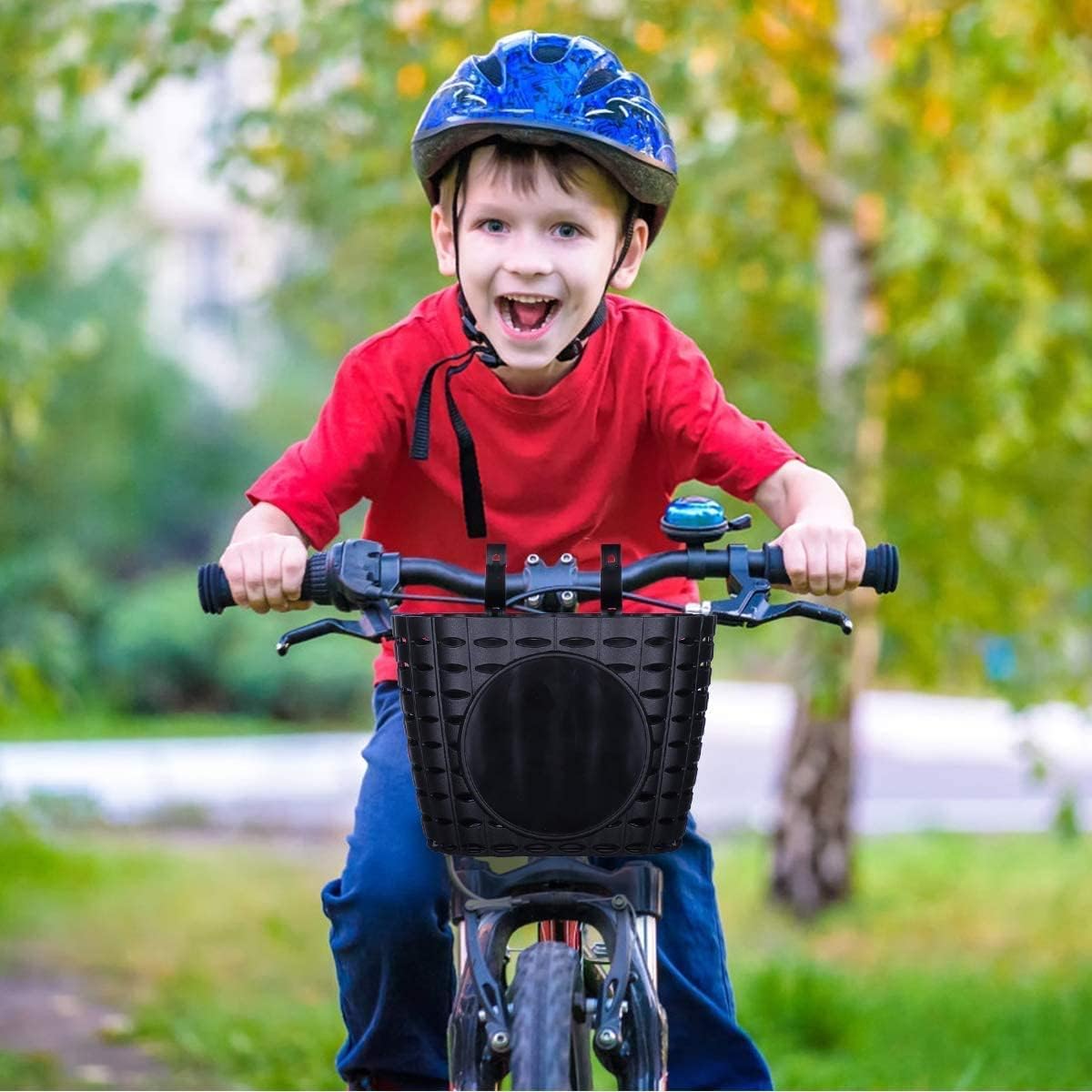 Kids Bike Basket with Adjustable Straps, Bicycle Handlebar Basket for Kid Boys - Image 7