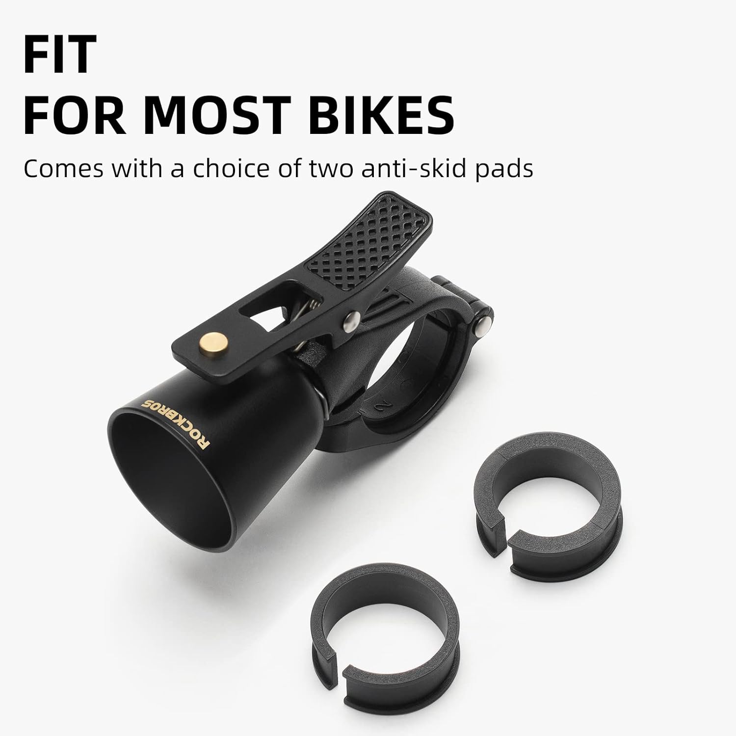 ROCKBROS Bike Bell Classic Bicycle Bell Mountain Bike Bells for Adults - Image 3