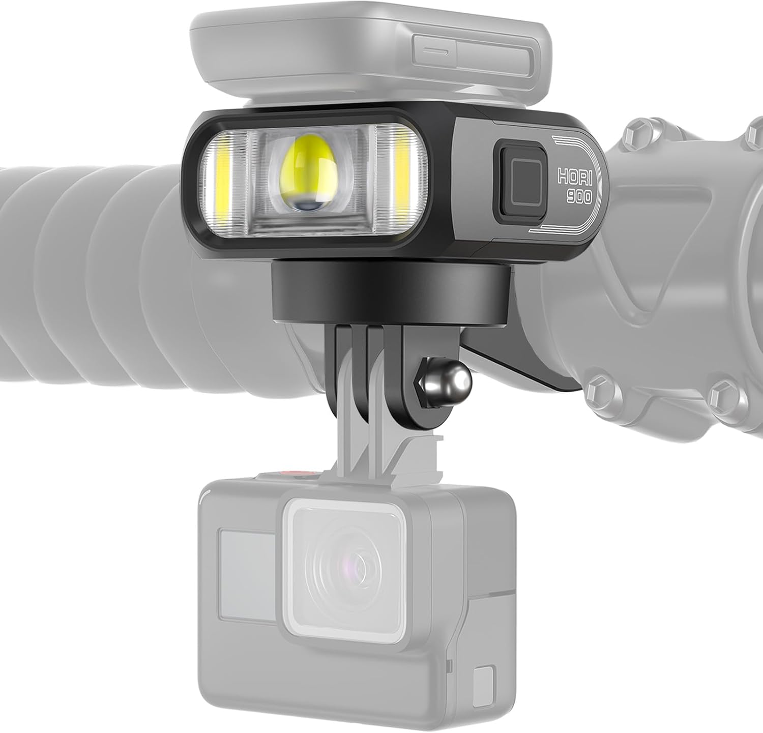 Magicshine Hori 900 Compatible with Garmin/Wahoo Bike Computer Dual Mounted Bike