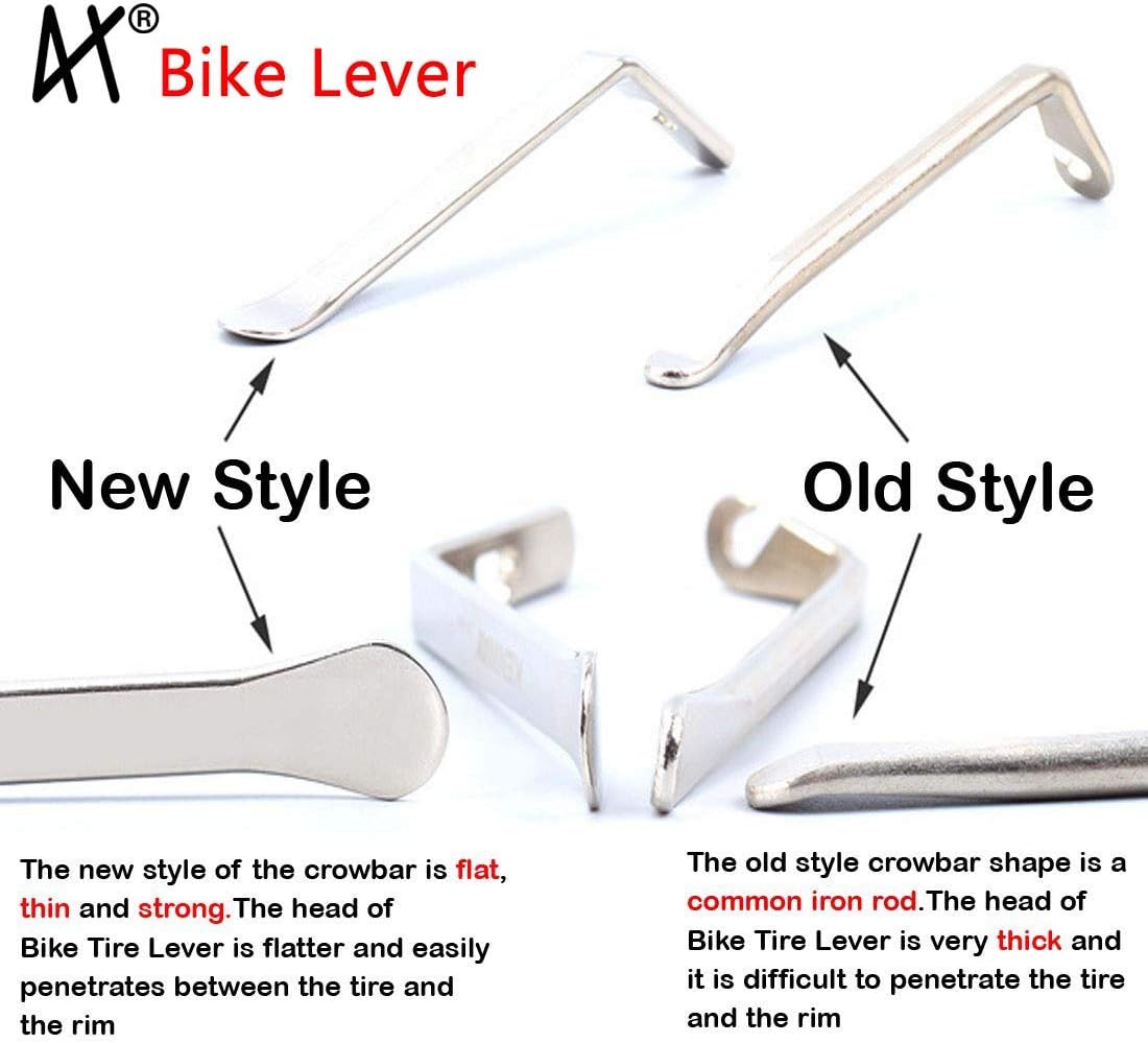 Premium Bicycle Tire Lever Set - Stainless Steel Tyre Spoon Changing Tool - Image 3