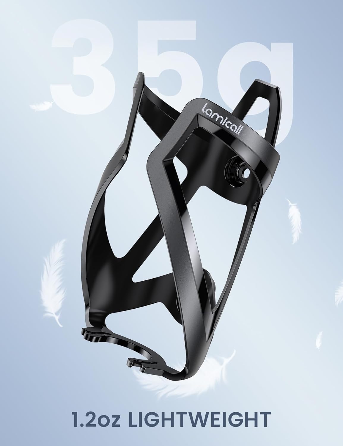 Lamicall Bike Water Bottle Holder - 1.2 Oz Ultralight & Sturdy Bike Cup Holder - Image 2