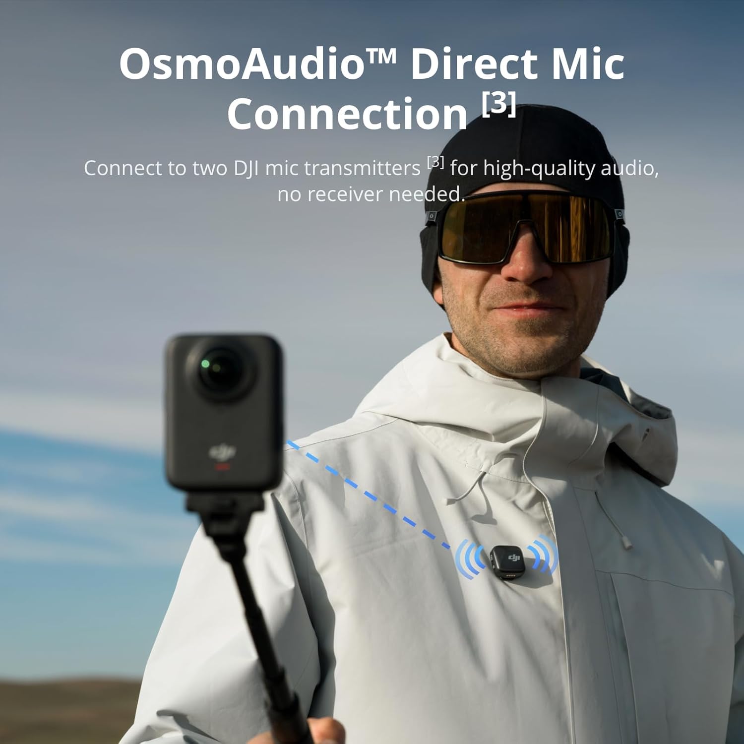Osmo 360 Skiing Essential Combo, 360 Camera with 1-Inch 360° Imaging, Native 8K - Image 5