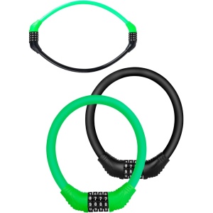 Bike Lock Resettable Combination Cable Lock for Bicycle, Scooter and Kids Bike