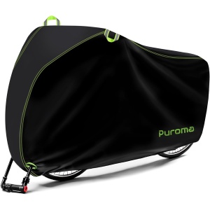 Puroma Bike Cover for 1/2/3 Bikes, 210D Waterproof Outdoor Storage Bicycle Cover
