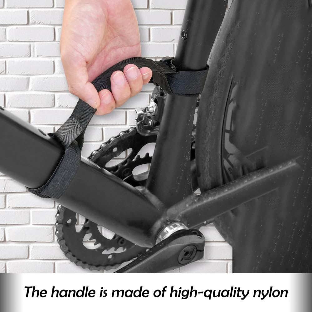 1 Pack Bicycle Carrying Strap, Mountain Bike Frame Handle Carrying Lifter Bike - Image 4