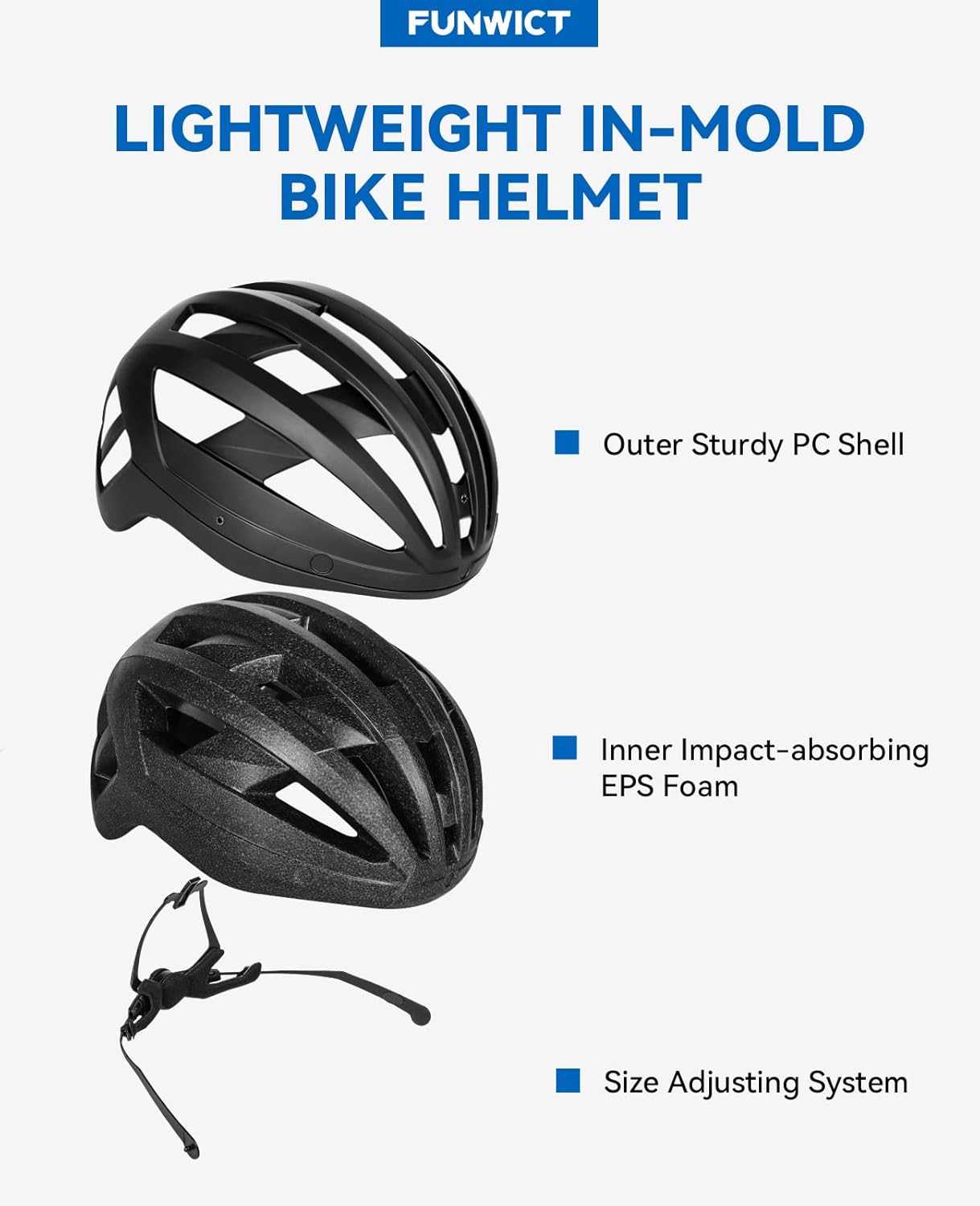 Adult Bike Helmet with Visor and Goggles for Men Women Mountain Road Bicycle - Image 8