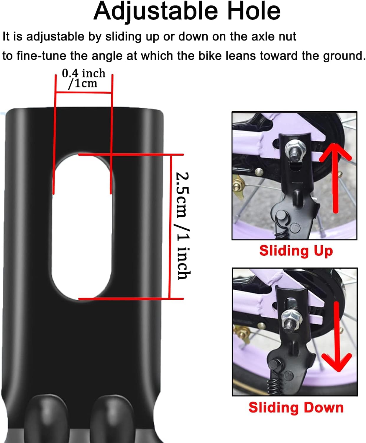 SEISSO Bike Kickstand, Kickstand for Kids bike, Rear Mount Bicycle Cycle Kick - Image 6