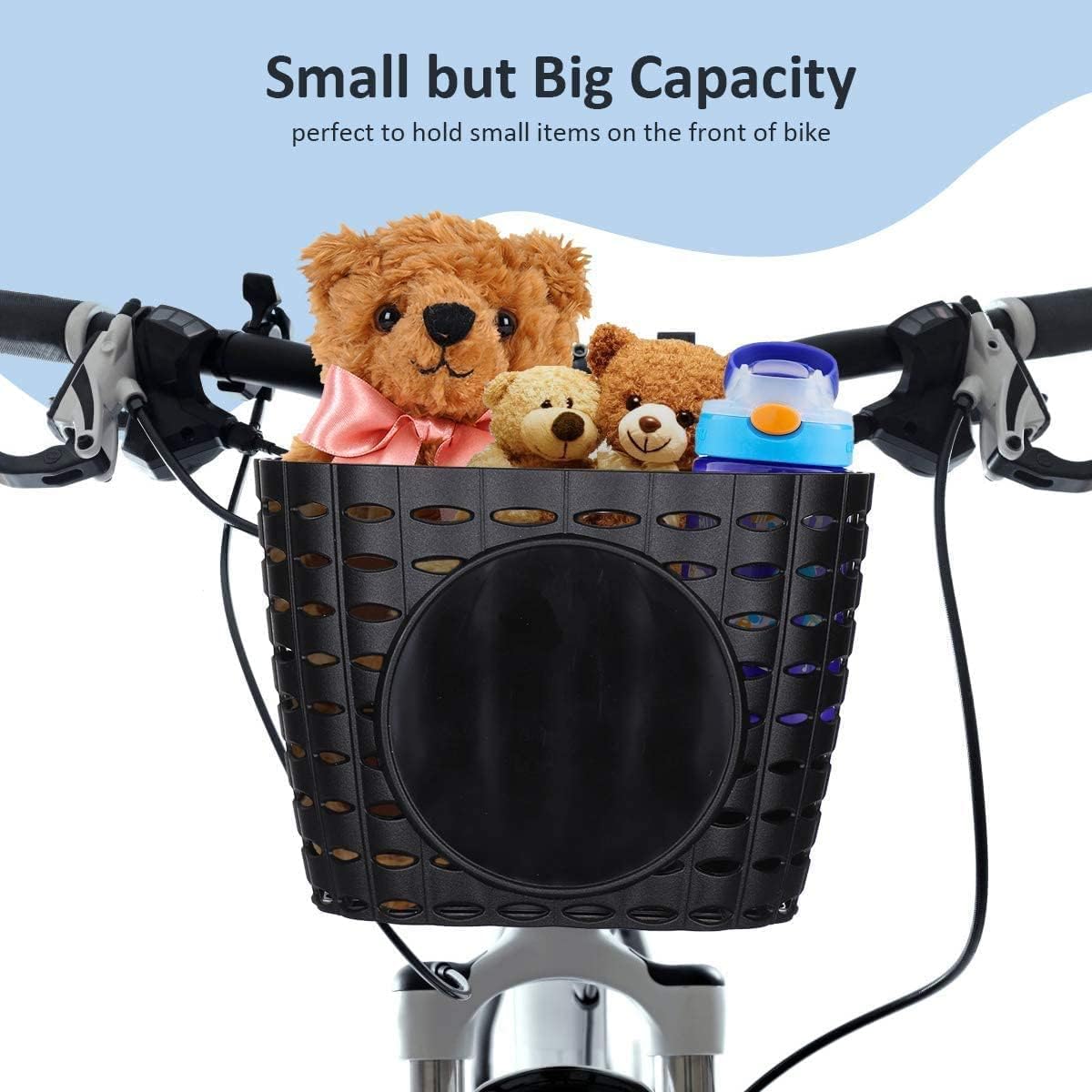 Kids Bike Basket with Adjustable Straps, Bicycle Handlebar Basket for Kid Boys - Image 5