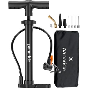 Bike Pump Floor, Advanced Bike Tire Inflator, Bicycle Hand Air Pump with Dual