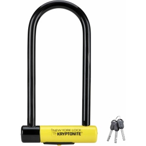 Kryptonite New York Long Shackle Bike U-Lock, Heavy Duty Anti-Theft Security