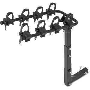 Amazon Basics 4-Bike Hitch Rack with 2" Hitch for Car, SUV and Truck, Foldable