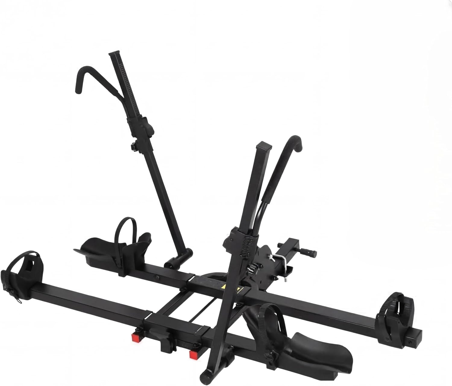 E-Bike Rack for 2-Bike, 200lbs Heavy Duty Hitch Mount Bike Carrier with