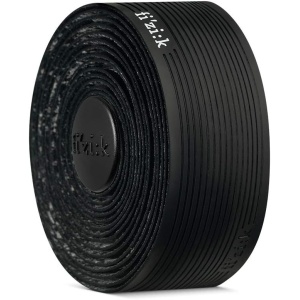 Fizik Vento Microtex Tacky,Road Cycling Racing bar Tape, Black, 2mm