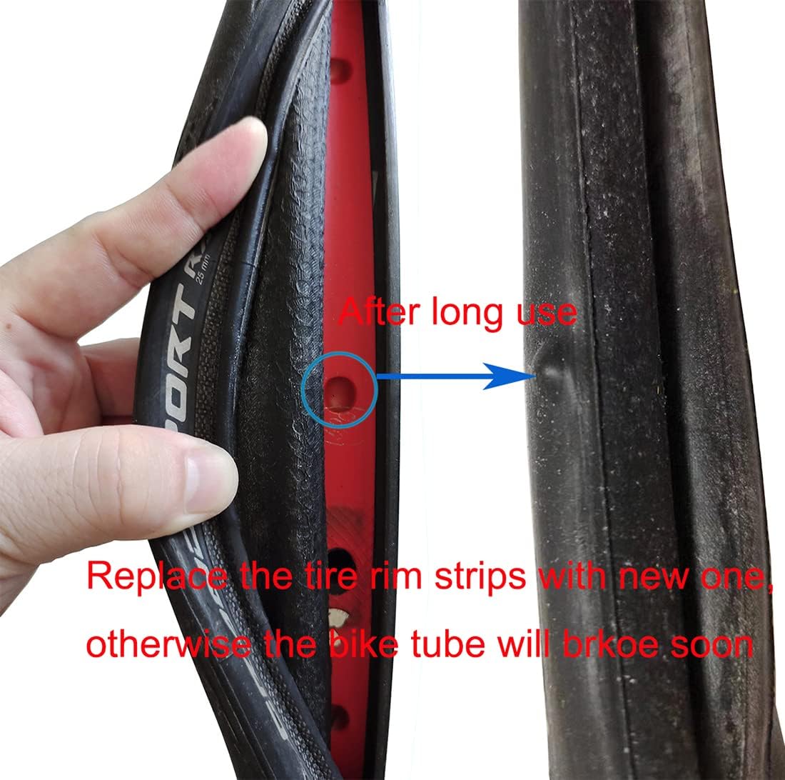 2-Pack Bike Inner Tube 20x1.9/2.125 with Tire Levers and Rim Strips 20 Inch - Image 4