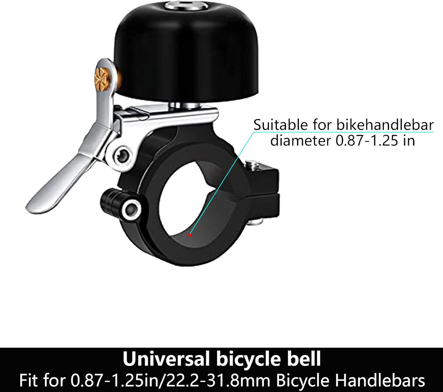 Greallthy Bike Bell Classic Brass Bicycle Bell,Bike Bells for Adults Kids - Image 3