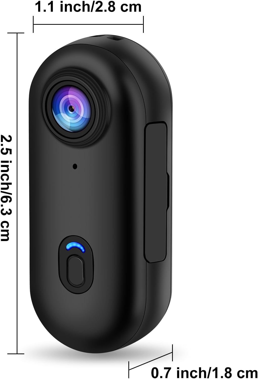 i3 4K Thumb Action Camera, Tiny Size, Mount Anywhere, Small Body Camera - Image 3