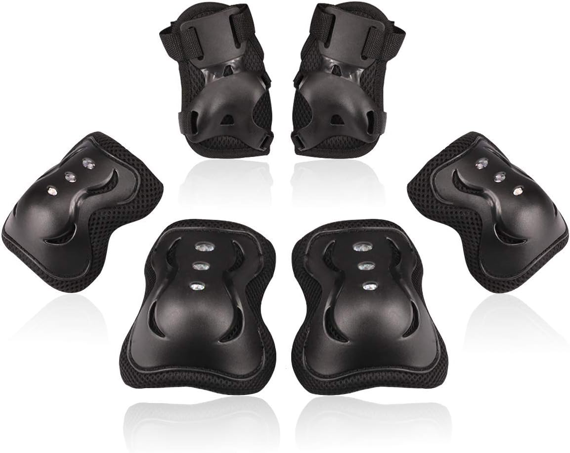 BOSONER Kids/Youth Knee Pad Elbow Pads Guards Protective Gear Set for Roller