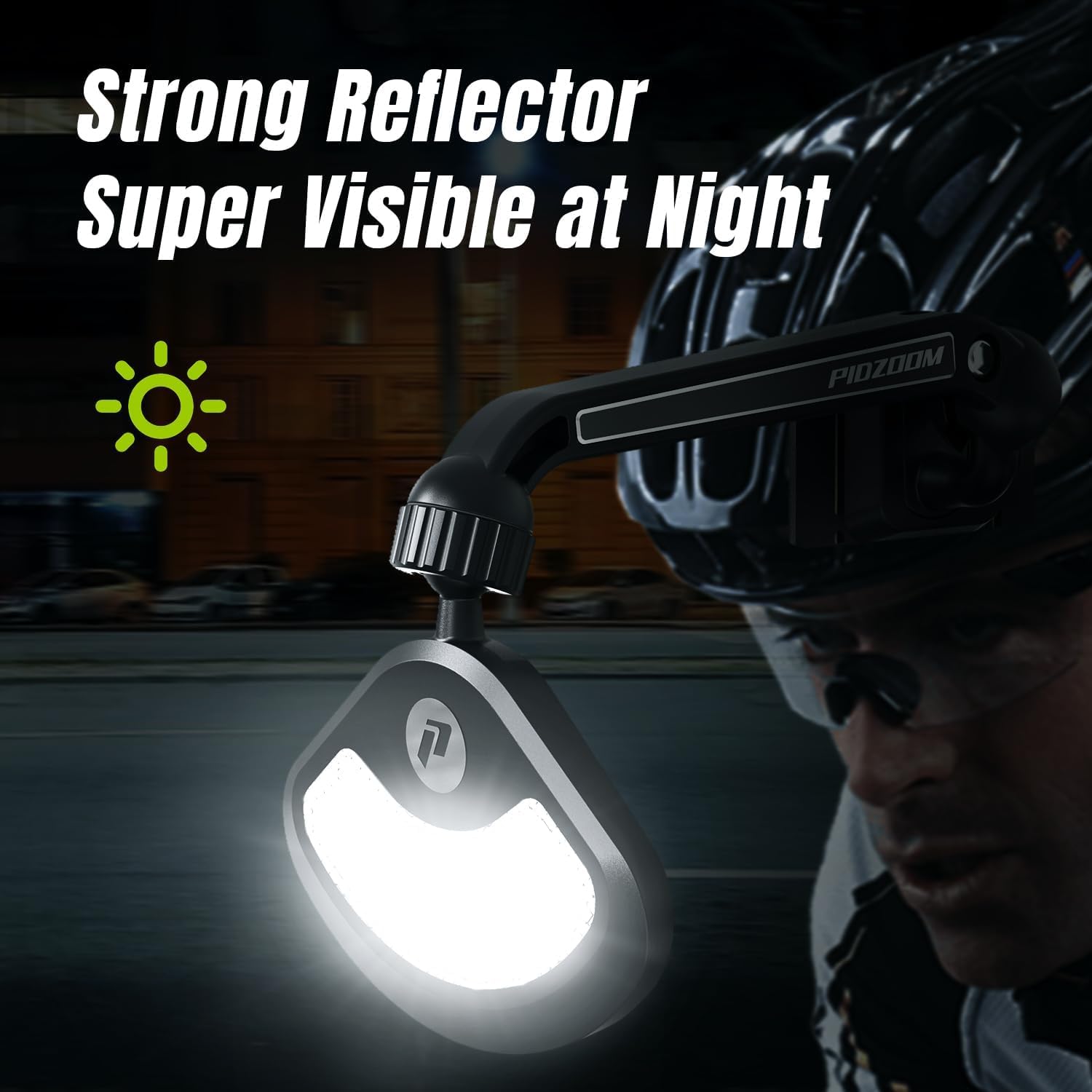 Bike Helmet Mirror for Cycling- 360° Adjustable and Rotatable Safe Rearview - Image 5