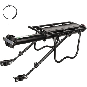 ROCKBROS Rear Bike Rack Bike Cargo Rack Adjustable Bicycle Luggage Carrier Rack
