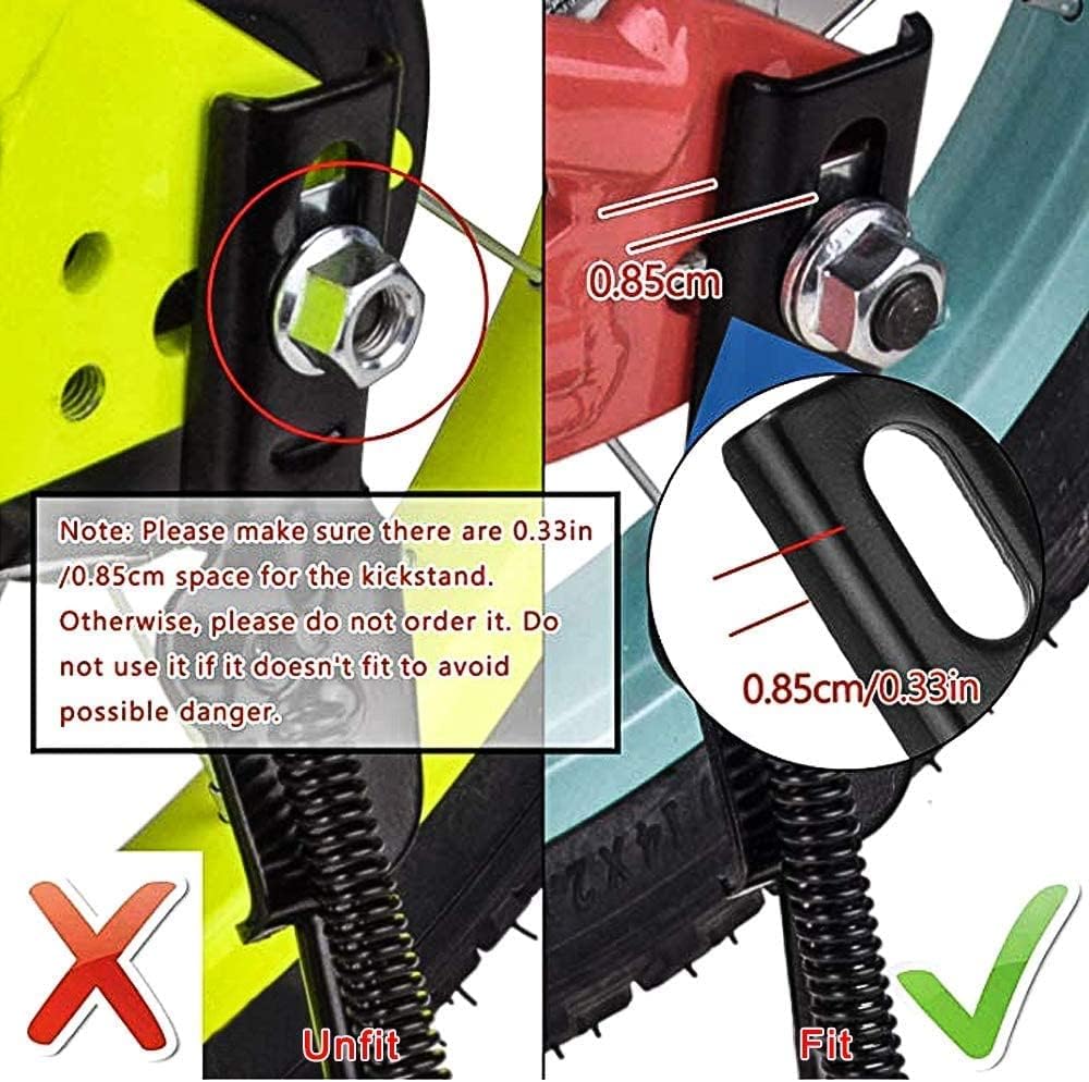 SEISSO Bike Kickstand, Kickstand for Kids bike, Rear Mount Bicycle Cycle Kick - Image 3