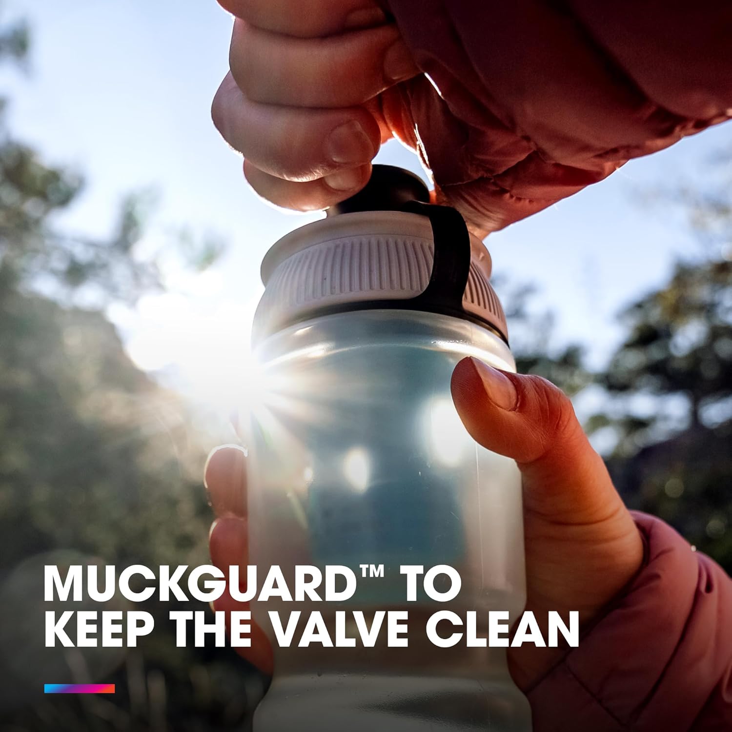 HydraPak Breakaway+ Filter Water Bottle (20oz or 30oz) - Hike & Bike Squeeze - Image 4