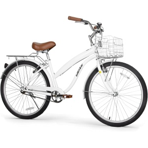 WEIZE Beach Cruiser Bike, 24 & 26 inch Commuter Bicycle for Adult Men