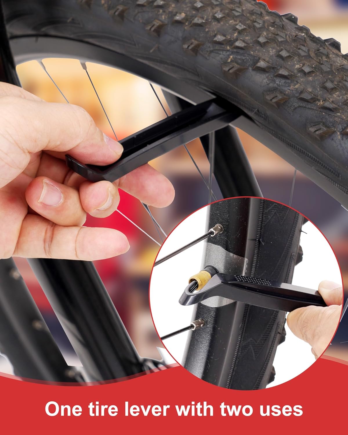 Bike Tire Repair Kit, Bicycle Inner Tube Puncture Patch Kits with 20 PCS - Image 4