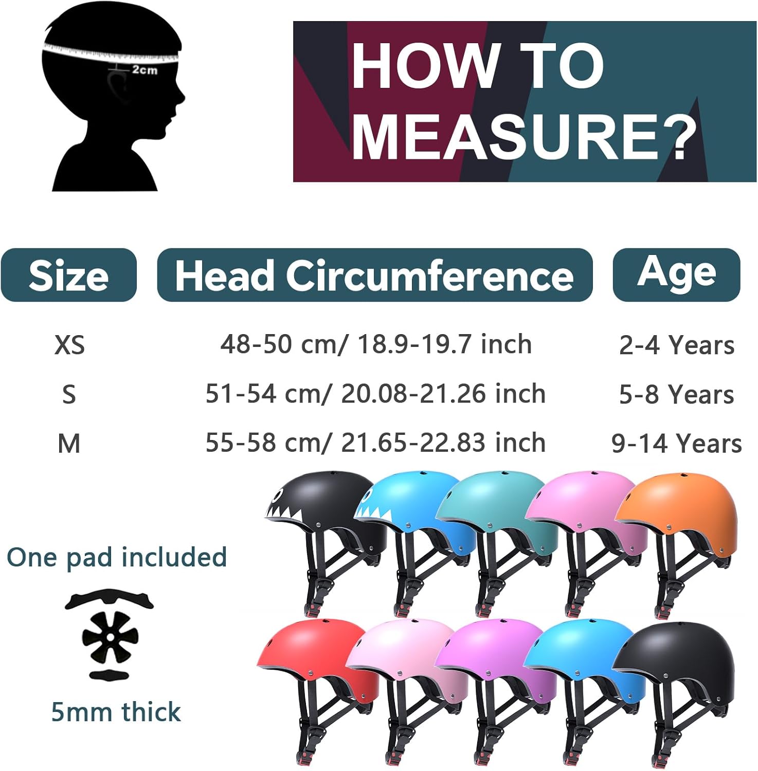 Glaf Baby Bike Helmet Toddler Kids Helmets for 1+ Years Old Infant Girls Boys - Image 6