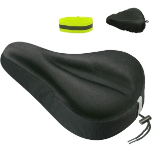 Geronmine Gel Bike Seat Cover Padded Bicycle Saddle Covers for Women & Men