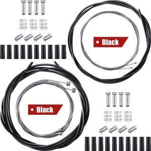 Boao Universal Bike Brake Cable Kit Derailleur Bicycle Shifter Cable Housing Set