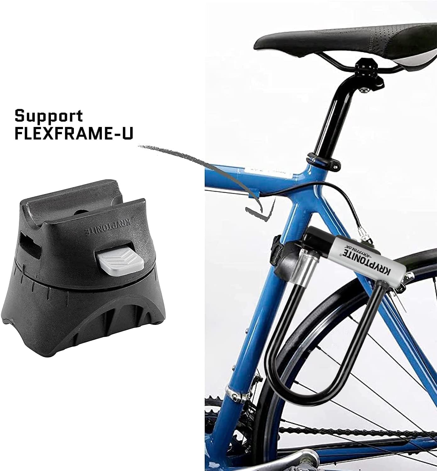 Kryptonite Kryptolok Standard 12.7mm U-Lock Bicycle Lock with FlexFrame-U - Image 4