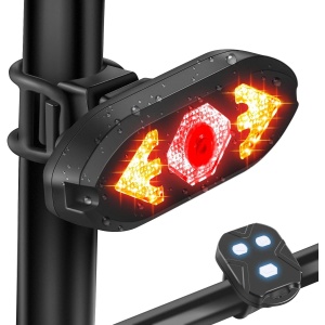 Bike taillight USB Bike Turn Signal with Remote Control Bicycle Tail Light