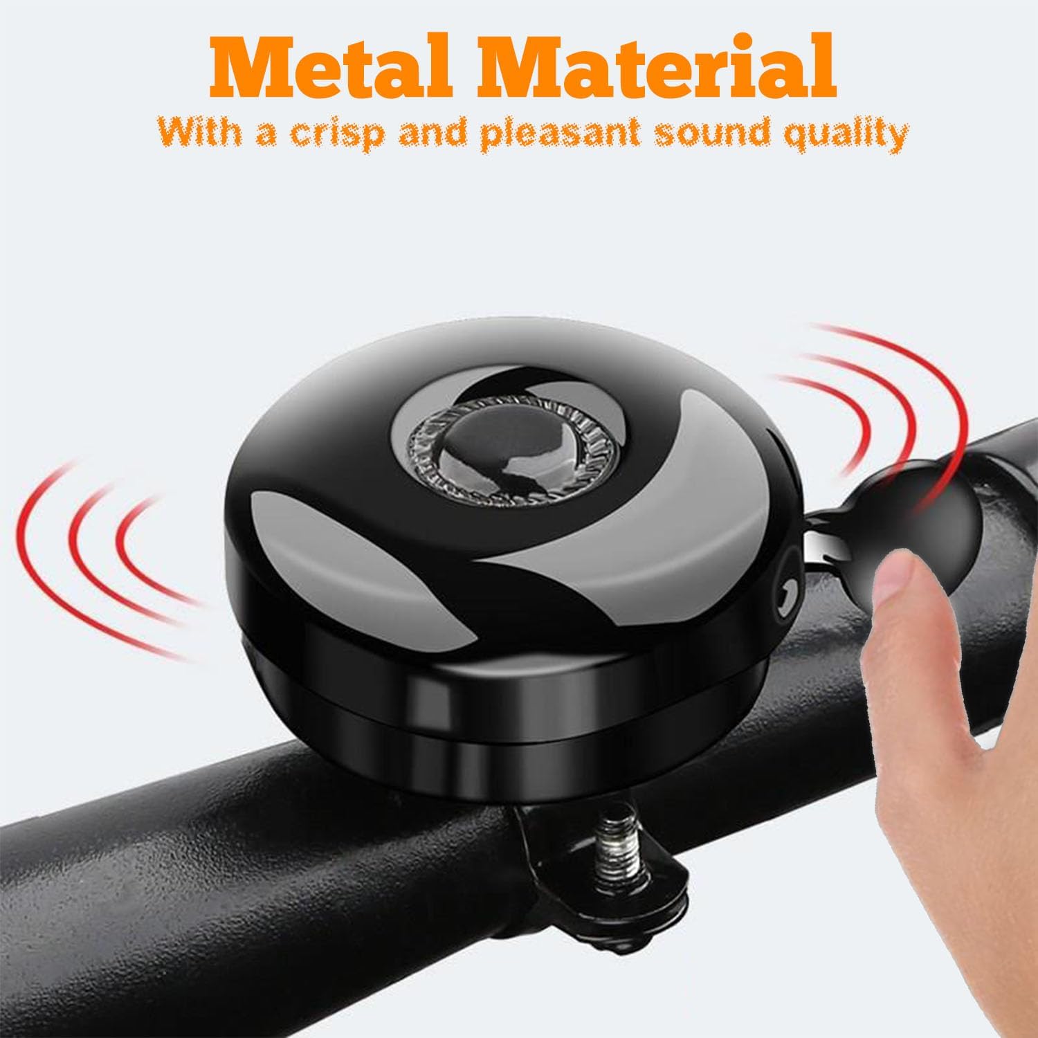 Bike Bells Metal 2 Pack Cycling Horns, Loud Ringing Sound, Easy Installation - Image 7