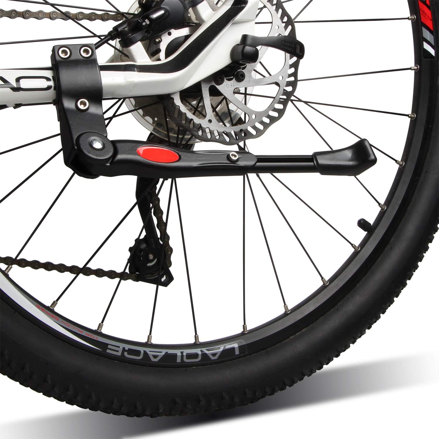 Bike Kickstand Adjustable Aluminum Alloy Bicycle Side Stand Bicycle Kickstand - Image 5