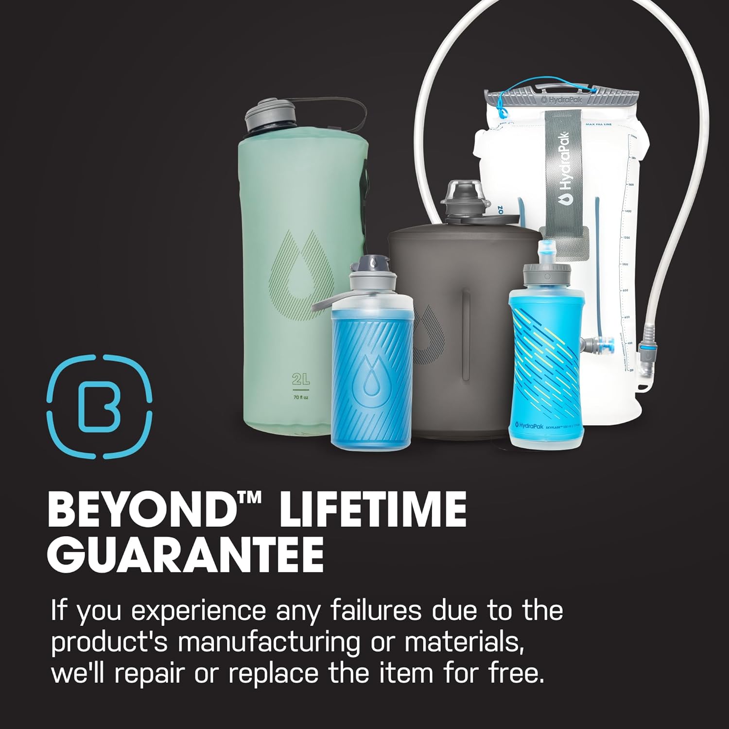 HydraPak Breakaway+ Filter Water Bottle (20oz or 30oz) - Hike & Bike Squeeze - Image 6