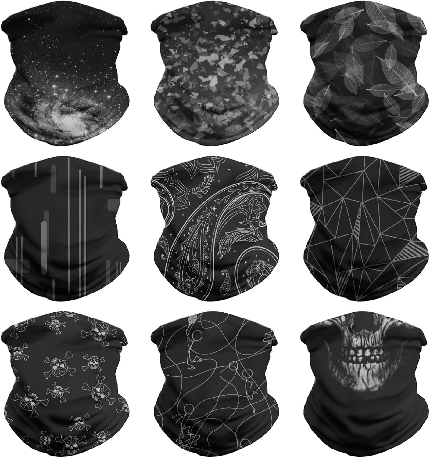 Headband Bandana Head Wrap Scarf Neck Gaiter Headwear Balaclava for Sports